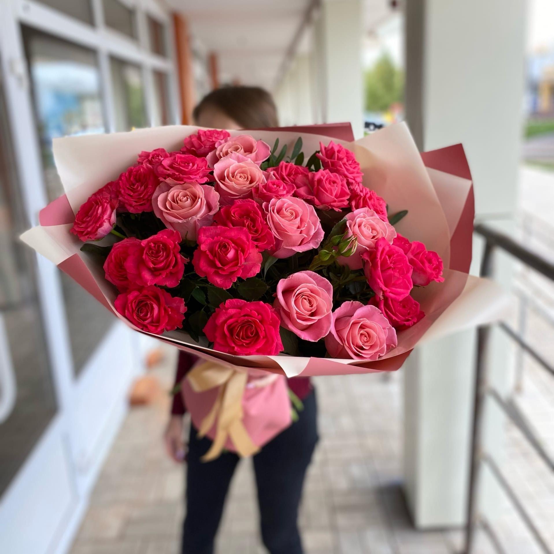 Розы : Сборный букет цветов «Итальянка»